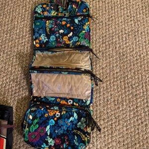 vera bradley foldable makeup caddy